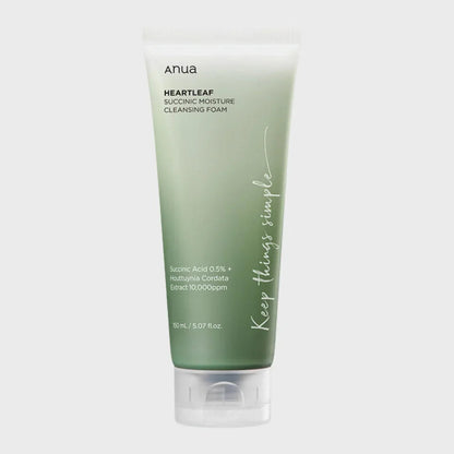 ANUAAnua Heartleaf Succinic Moisture Cleansing Foam 150mlMood Arabia8809640733659