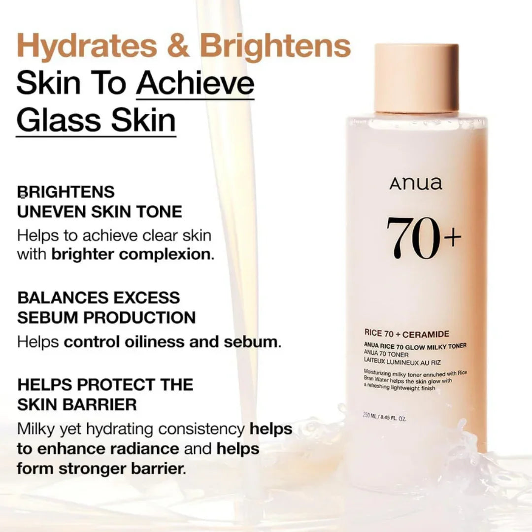 ANUAAnua Rice 70 Glow Milky Toner 150mlMood Arabia