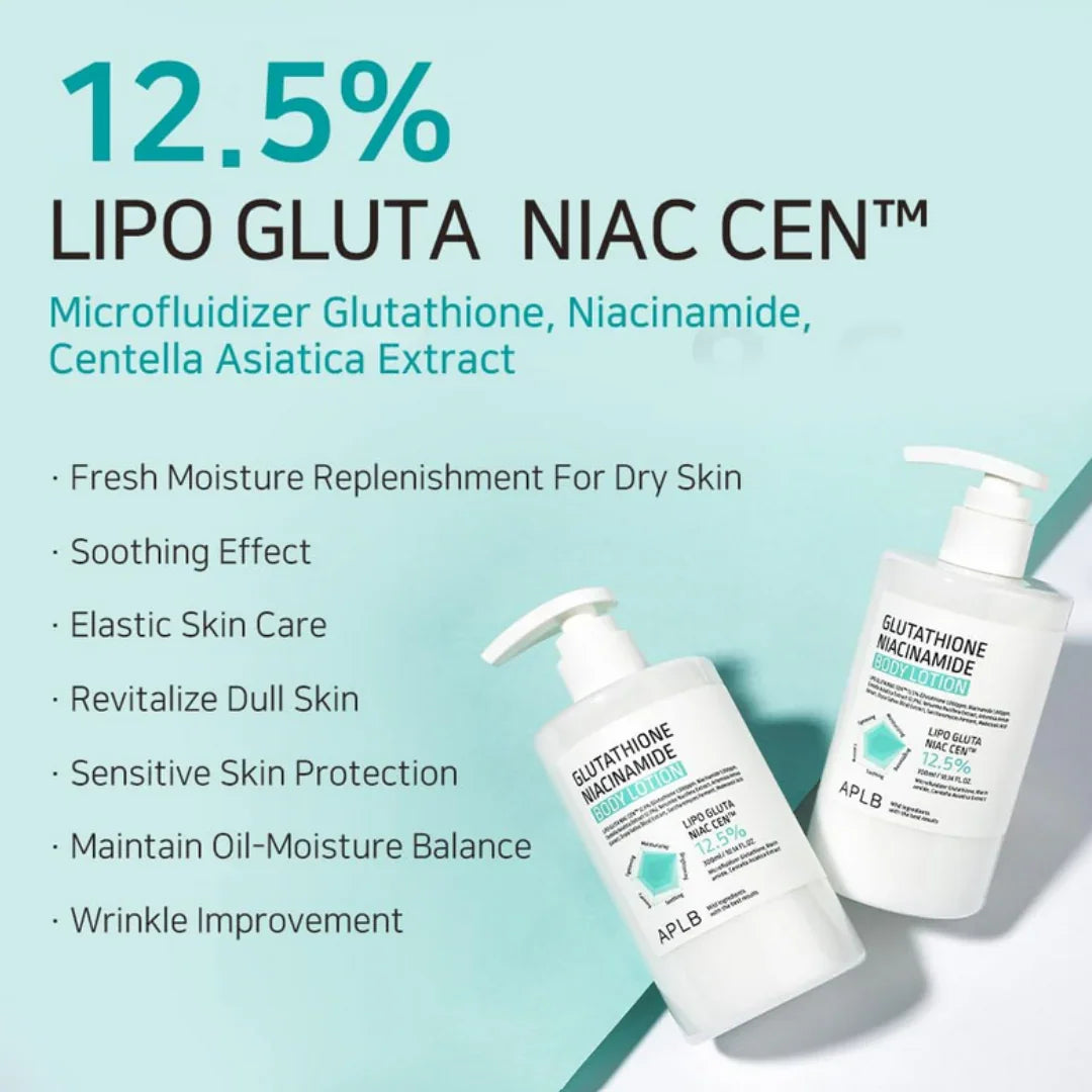 APLBAPLB Glutathione Niacinamide Body Lotion 300mlMood Arabia8809874682747