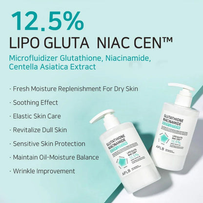 APLBAPLB Glutathione Niacinamide Body Lotion 300mlMood Arabia8809874682747