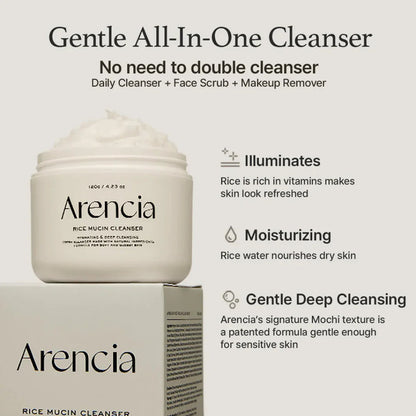 ArenciaARENCIA Rice Mucin Cleanser 120gMood Arabia