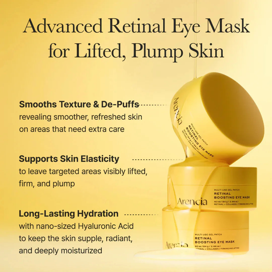 ArenciaRetinal Boosting Eye Mask Patch Retinal &amp; Peptides 60 PachesMood Arabia