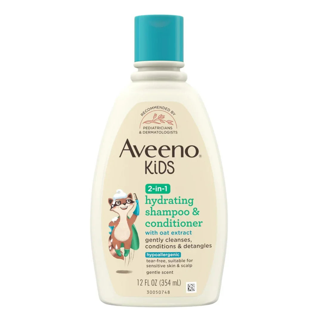 AveenoAveeno Kids 2 in 1 Hydrating Shampoo &amp; Conditioner 354mlMood Arabia
