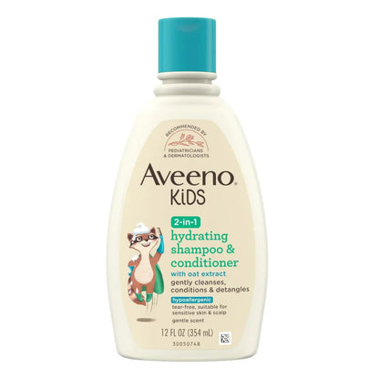 AveenoAveeno Kids 2 in 1 Hydrating Shampoo &amp; Conditioner 354mlMood Arabia