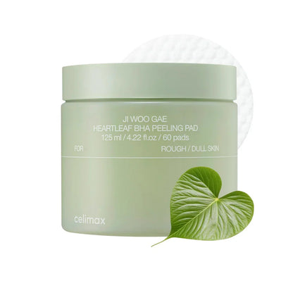 CelimaxCelimax JIWOOGAE Heartleaf BHA Peeling Pad 60 PadsMood Arabia8809463992615