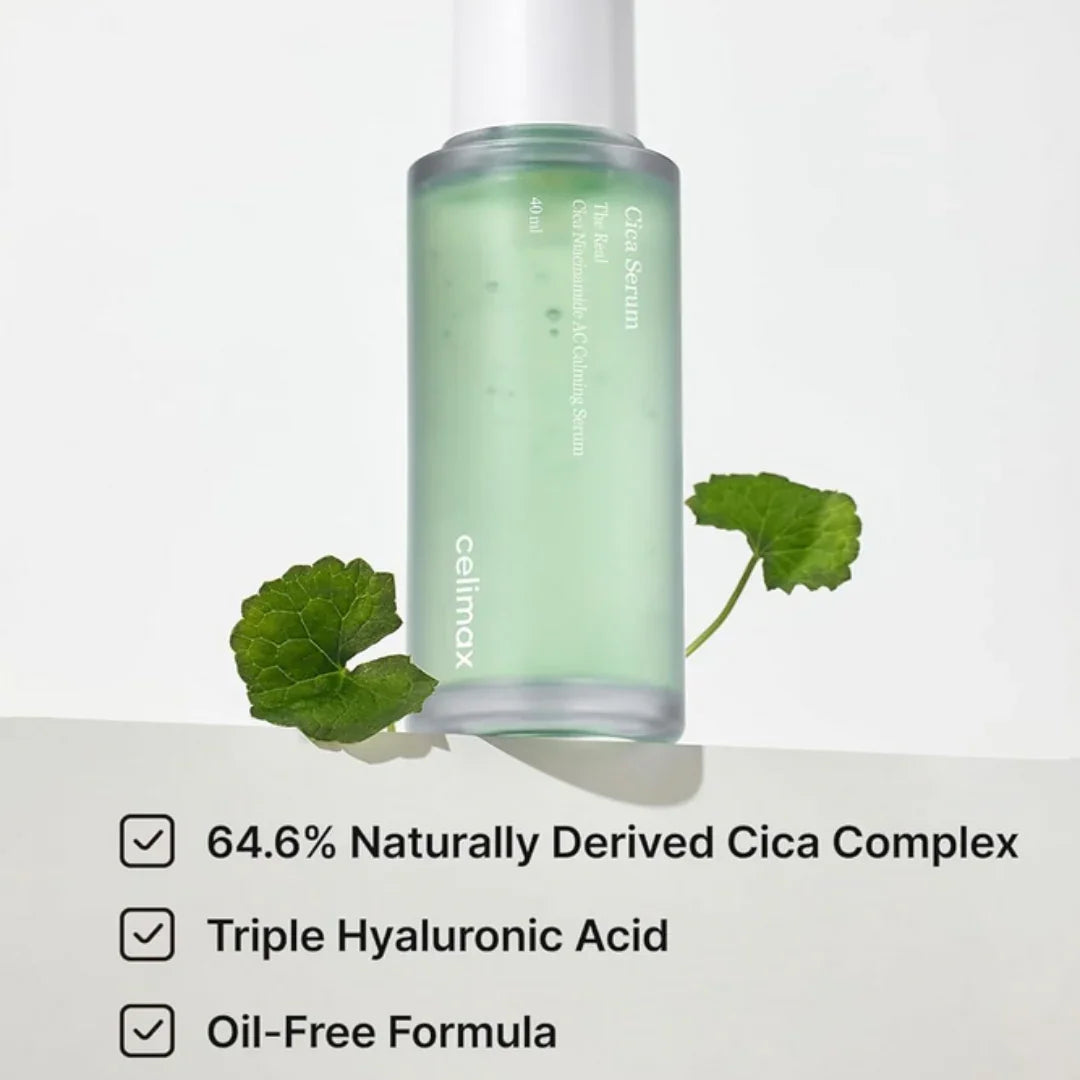 CelimaxCelimax The Real Cica Niacinamide AC Calming Serum 40mlMood Arabia