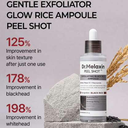 Dr.MelaxinDr.Melaxin Peel Shot Exfoliant Black Rice Ampoule 80mlMood Arabia