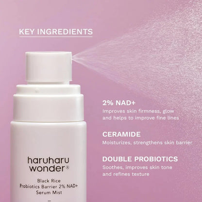 Haruharu WONDERHaruharu Wonder Probiotics Barrier 2% NAD + Serum Mist 80mlMood Arabia
