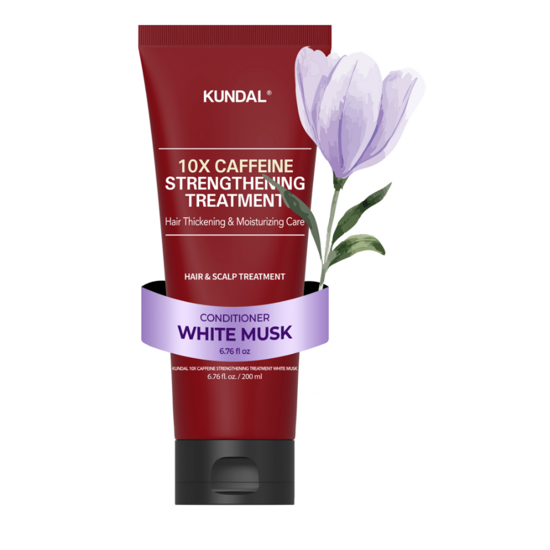 Kundal10X Caffeine Strengthening Treatment 200ml - Withe MuskMood Arabia