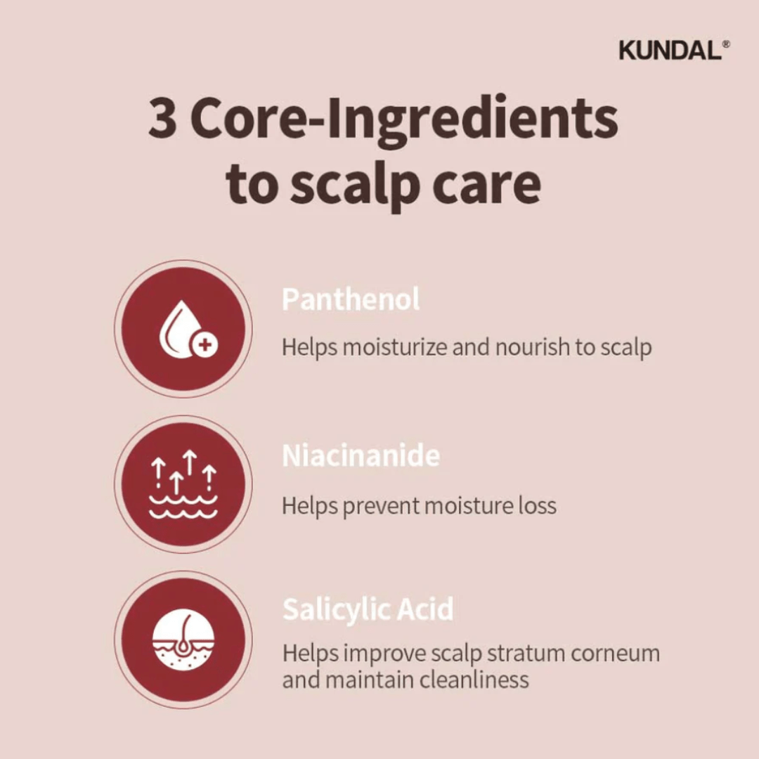 KundalKUNDAL Caffeine Shampoo Anti Hair Loss 500ml - White MuskMood Arabia
