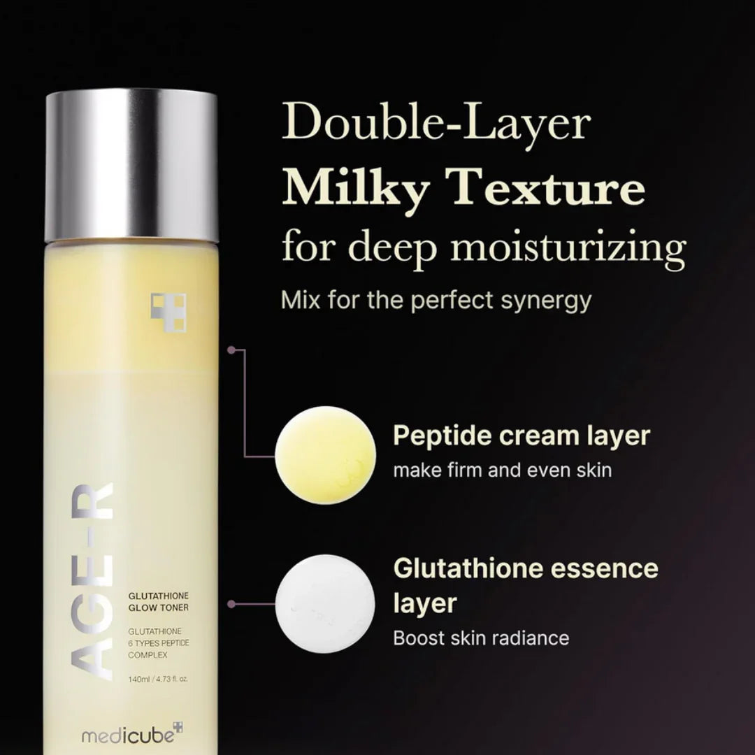 MedicubeMedicube AGE-R Glutathione Glow Toner 140mlMood Arabia8800256109838