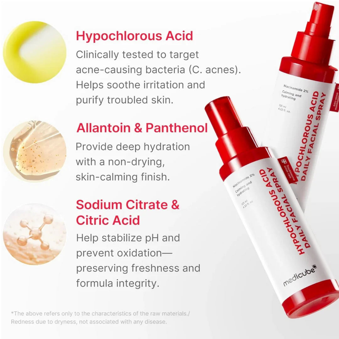 MedicubeMedicube Hypochlorous Acid Daily Facial Spray 125mlMood Arabia