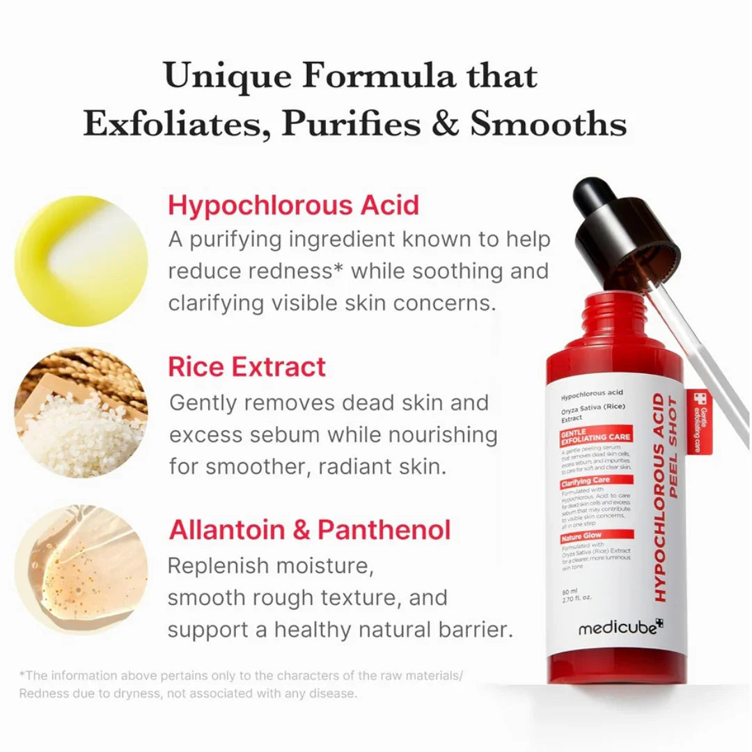 MedicubeMedicube Hypochlorous Acid Rice Peel Shot 80mlMood Arabia