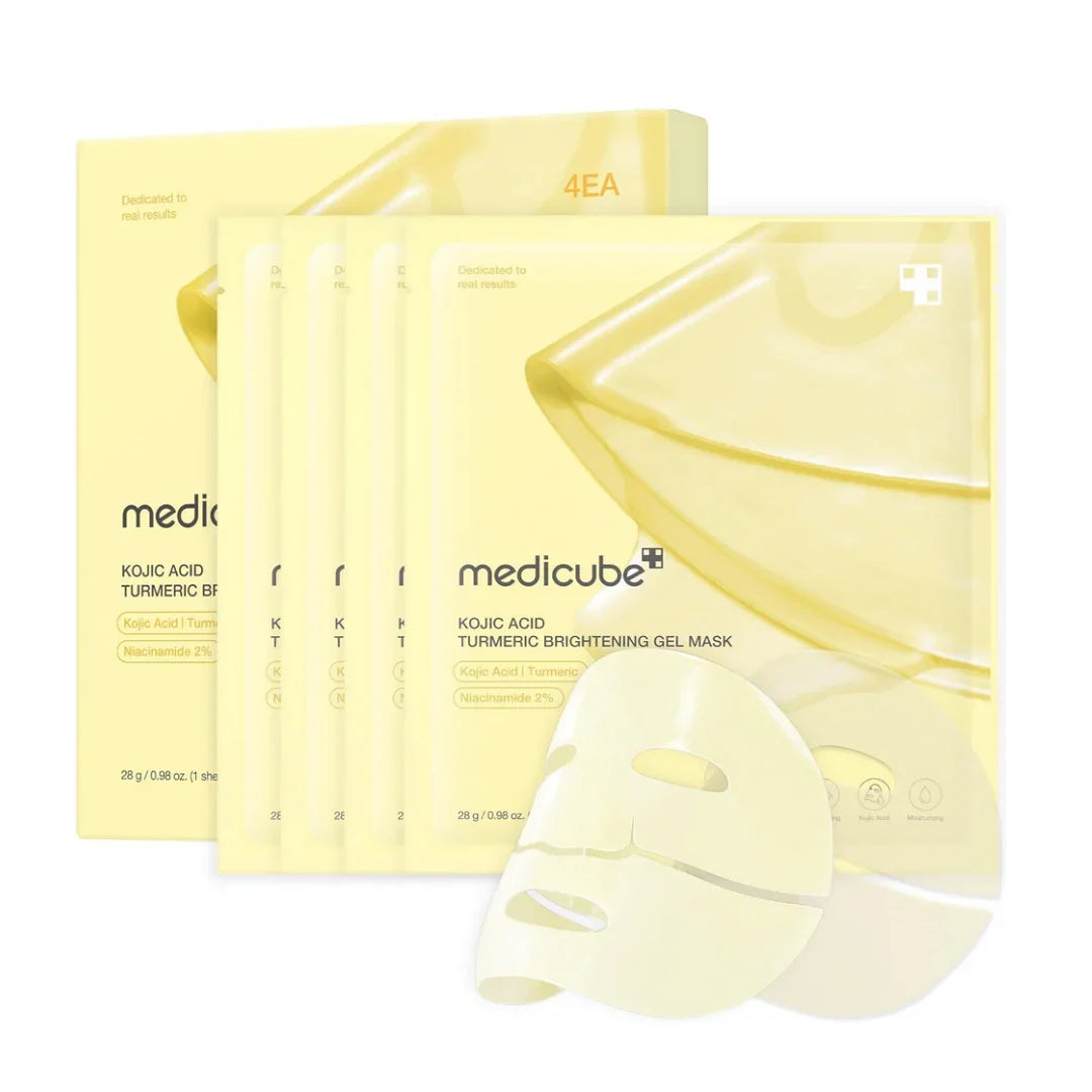 MedicubeMedicube Kojic Acid Turmeric Gold Jelly Gel Mask 4PcsMood Arabia