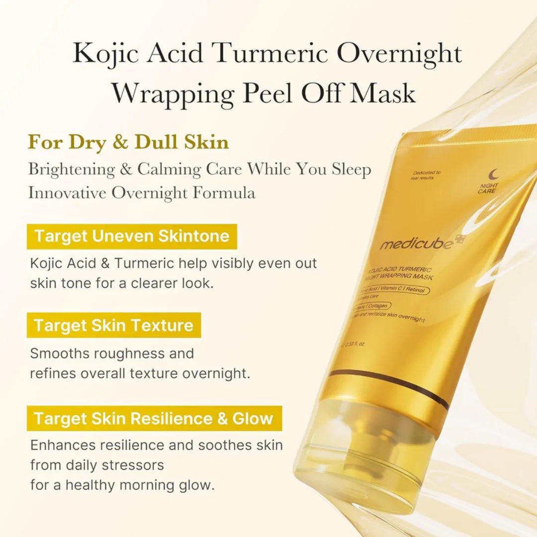 MedicubeMedicube Kojic Acid Turmeric Night Wrapping Mask 75mlMood Arabia