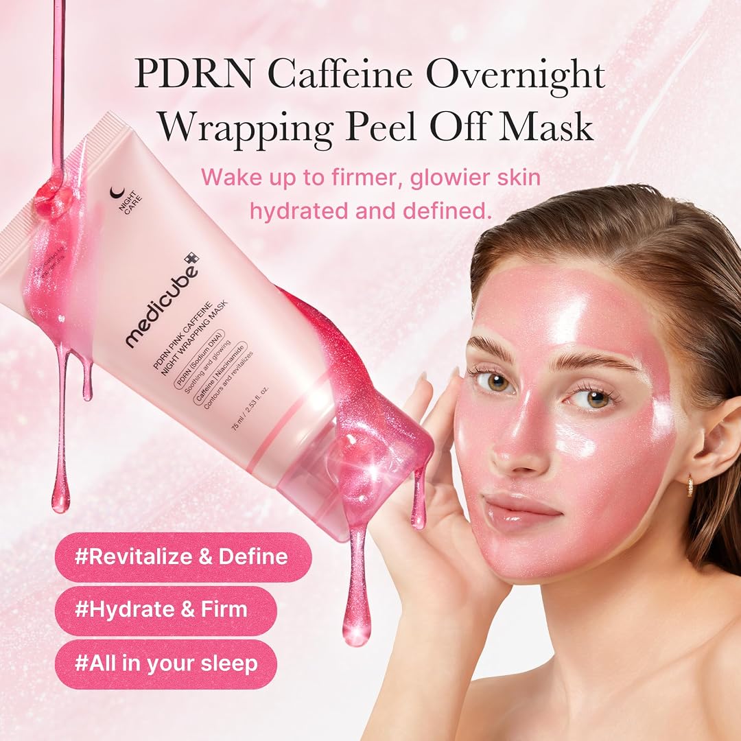 MedicubeMedicube PDRN Pink Caffeine Night Wrapping Mask 75mlMood Arabia8800289474774