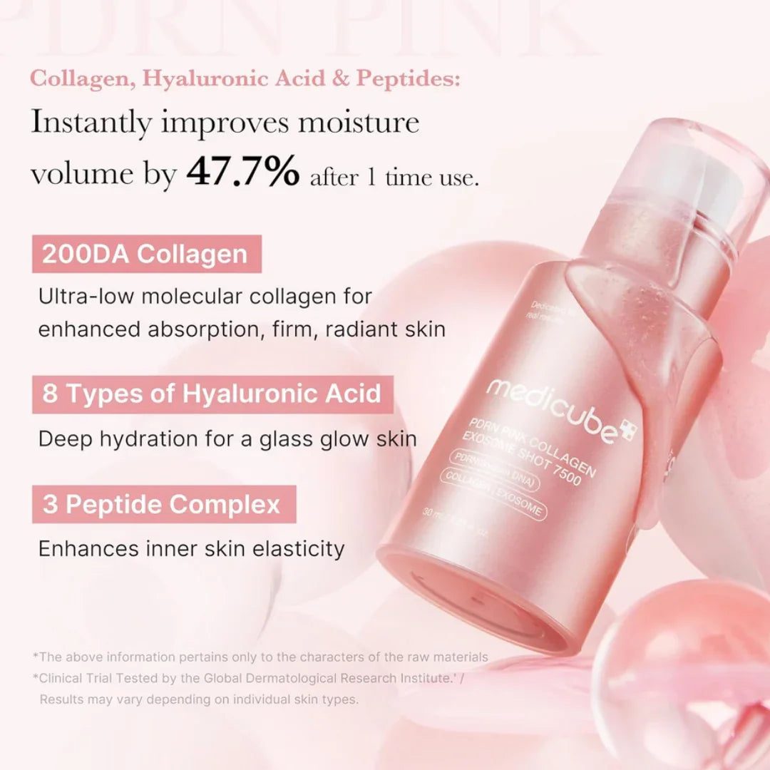 MedicubeMedicube PDRN Pink Collagen Exosome Shot Serum 7,500 PPM 30mlMood Arabia