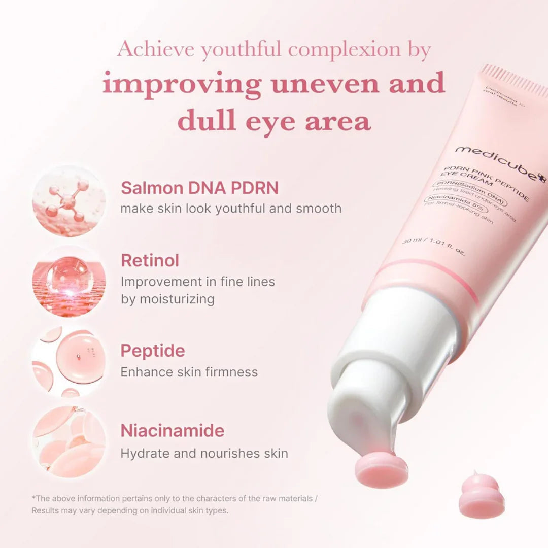 MedicubeMedicube Salmon DNA PDRN Pink Peptide Eye Serum 30mlMood Arabia