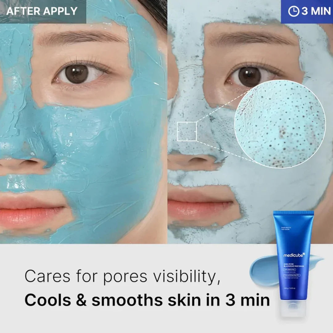 MedicubeMedicube Zero Pore Blackhead Mud Facial Mask 100gMood Arabia