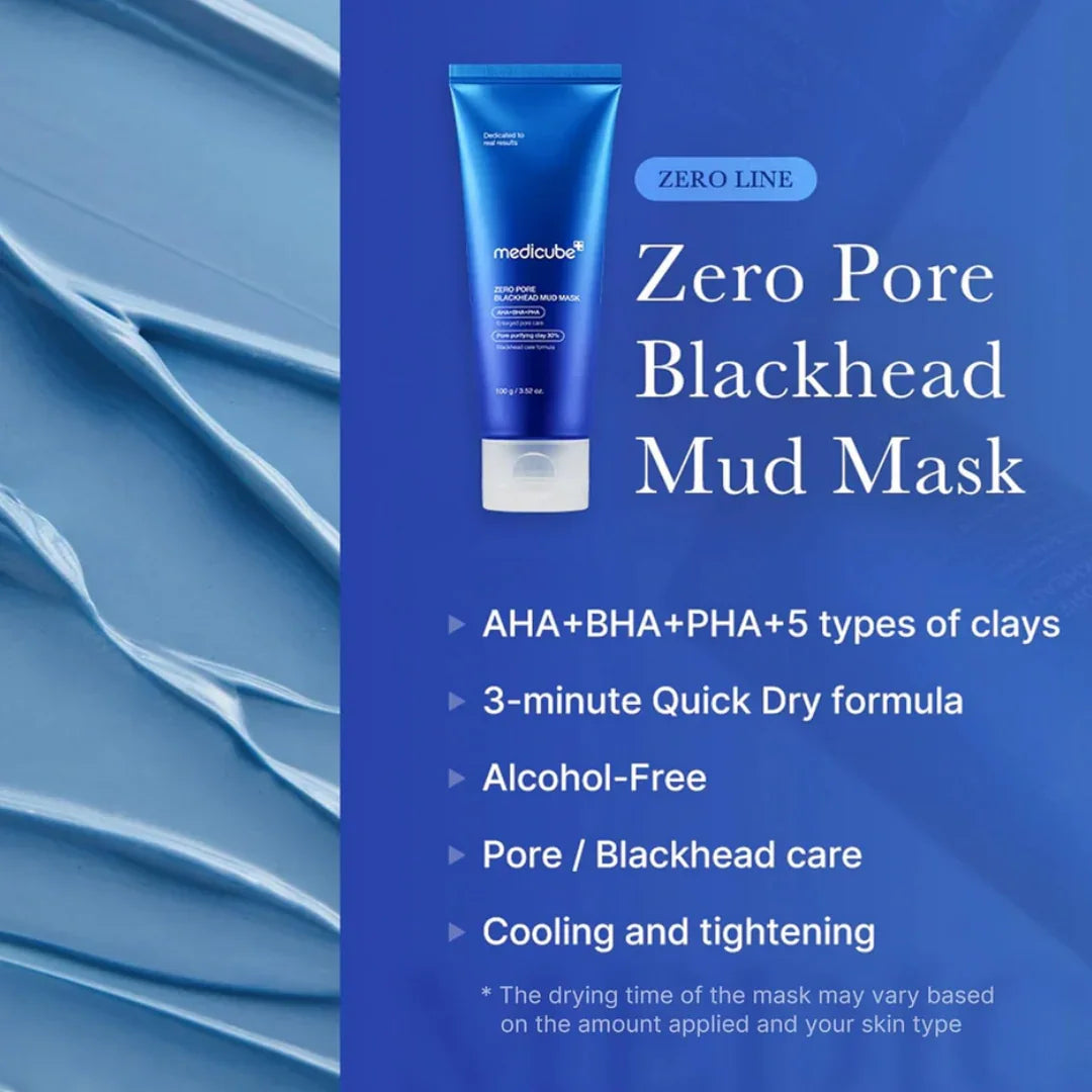 MedicubeMedicube Zero Pore Blackhead Mud Facial Mask 100gMood Arabia