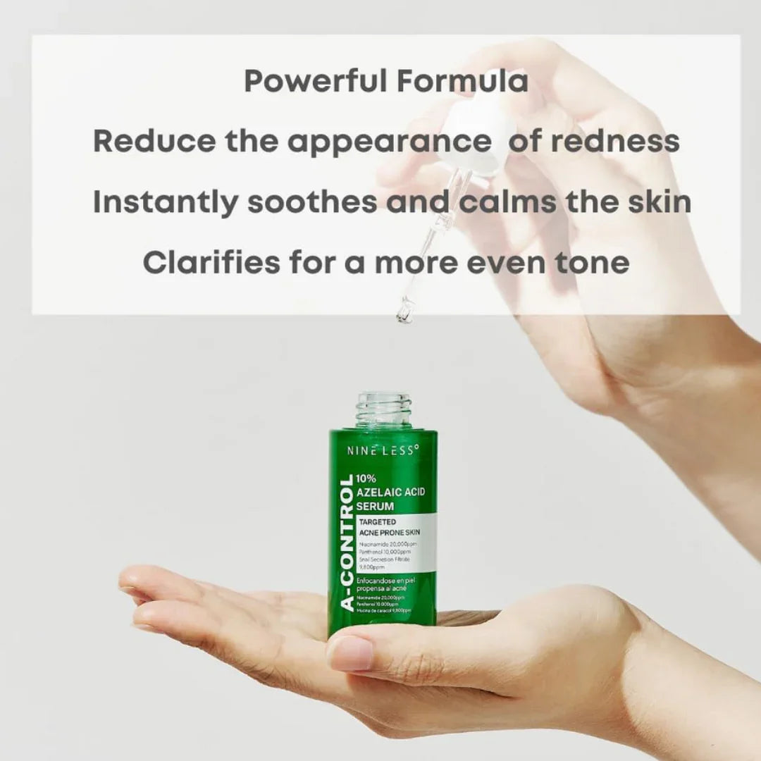 NINELESSNINELESS A-Control 10% Azelaic Acid Serum 30mlMood Arabia