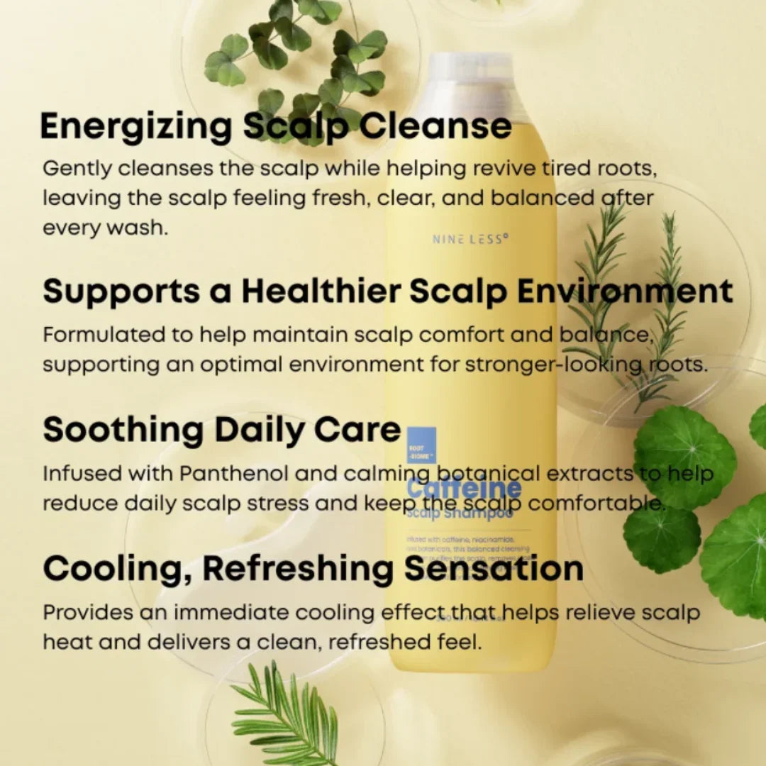 NINELESSRoot-Biome™ Caffeine Scalp Shampoo 300mlMood Arabia