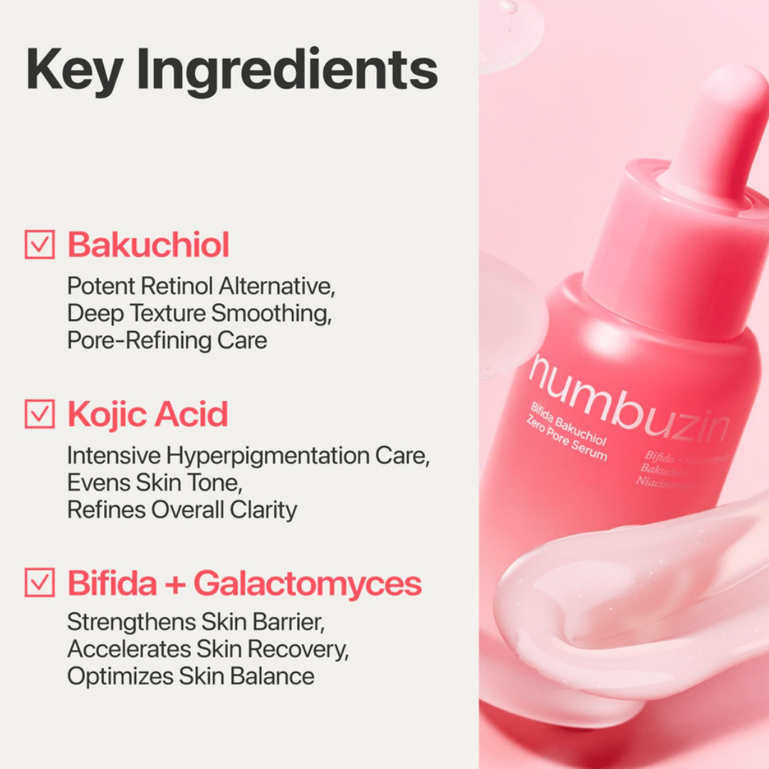 NumbuzinNumbuzin No.3 Bifida Bakuchiol Zero Pore Serum 30mlMood Arabia