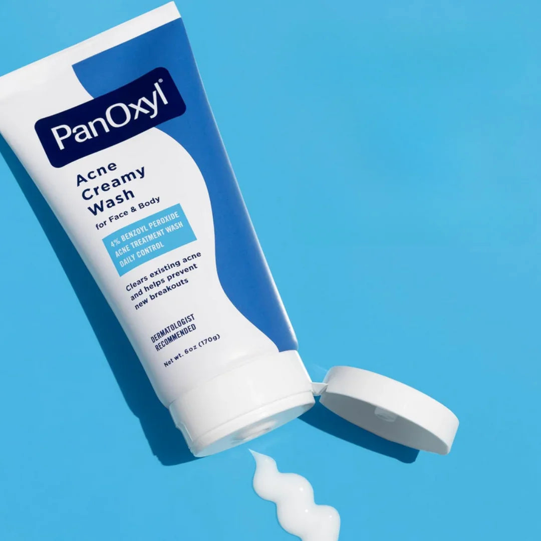 PanOxylPanOxyl Antimicrobial Hydrating Acne Creamy Wash, 4% Benzoyl PeroxideMood Arabia