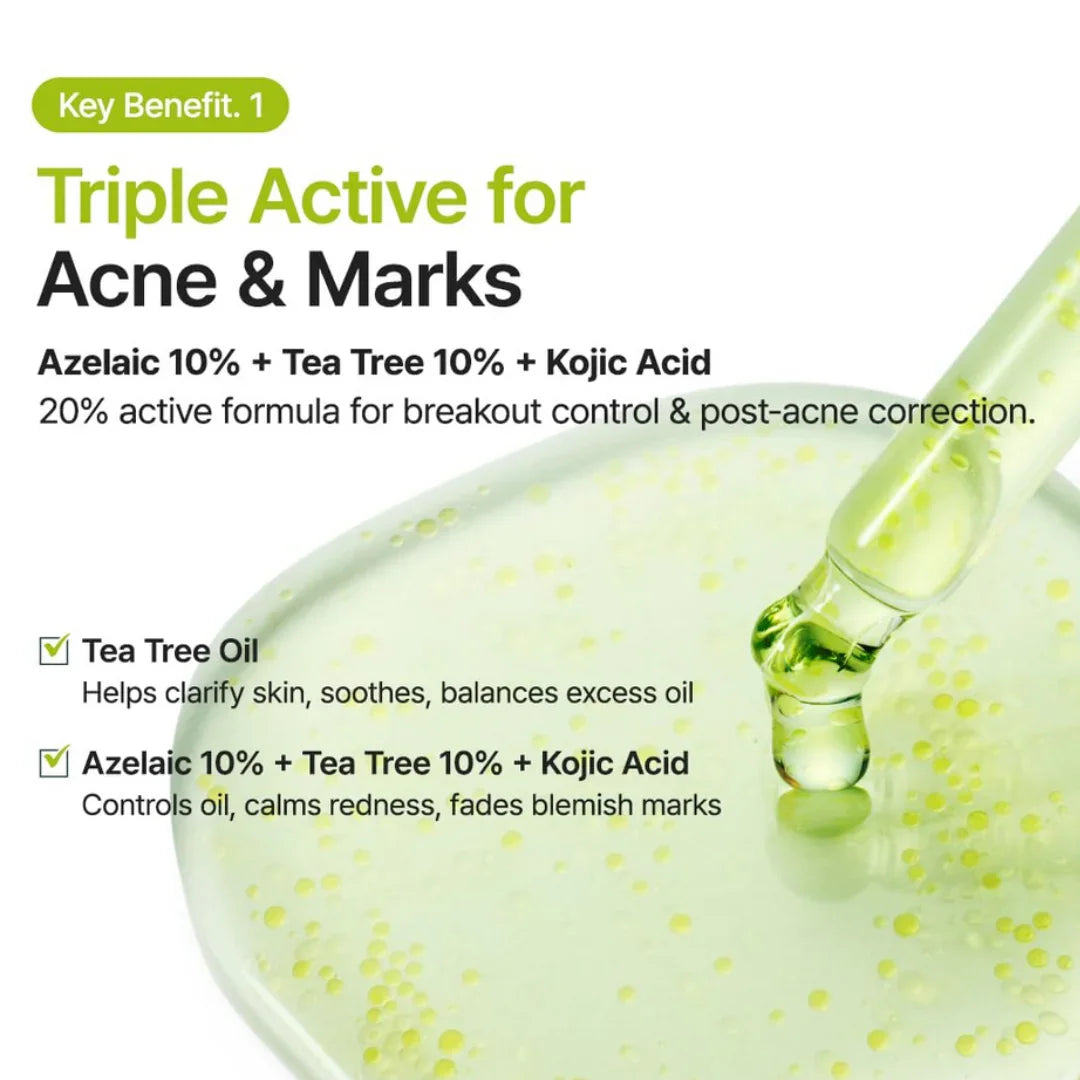 Purito SEOULPurito SEOUL Azelaic Acid 10 Kojic Tea Tree Serum 30mlMood Arabia