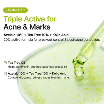 Purito SEOULPurito SEOUL Azelaic Acid 10 Kojic Tea Tree Serum 30mlMood Arabia