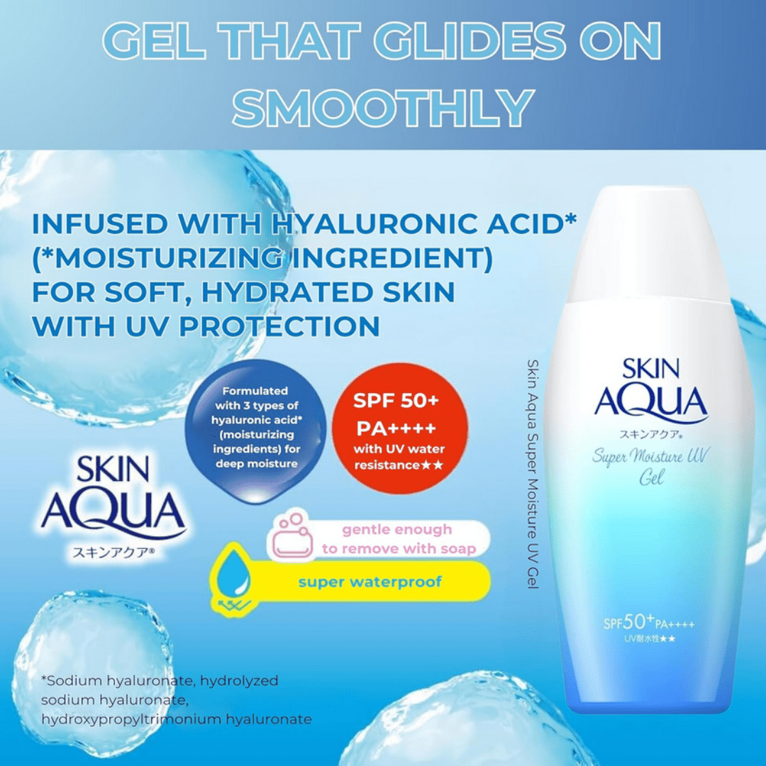 Rohto MentholatumSkin Aqua Super Moisture UV Gel SPF50+ PA++++ 110gMood Arabia