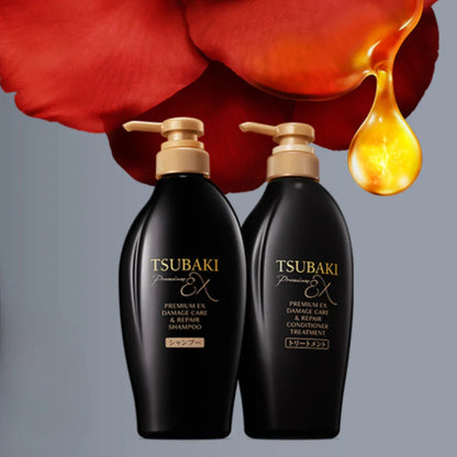 ShiseidoShiseido Tsubaki Premium EX Damage Care &amp; Repair Shampoo &amp; Conditioner Set 2x400mlMood ArabiaIherb