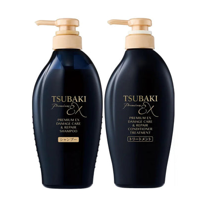 ShiseidoShiseido Tsubaki Premium EX Damage Care &amp; Repair Shampoo &amp; Conditioner Set 2x400mlMood ArabiaIherb