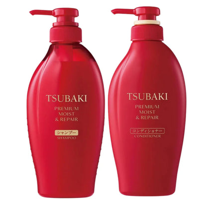 ShiseidoShiseido Tsubaki Premium Moist &amp; Repair Shampoo &amp; Conditioner Set 2x450mlMood Arabia