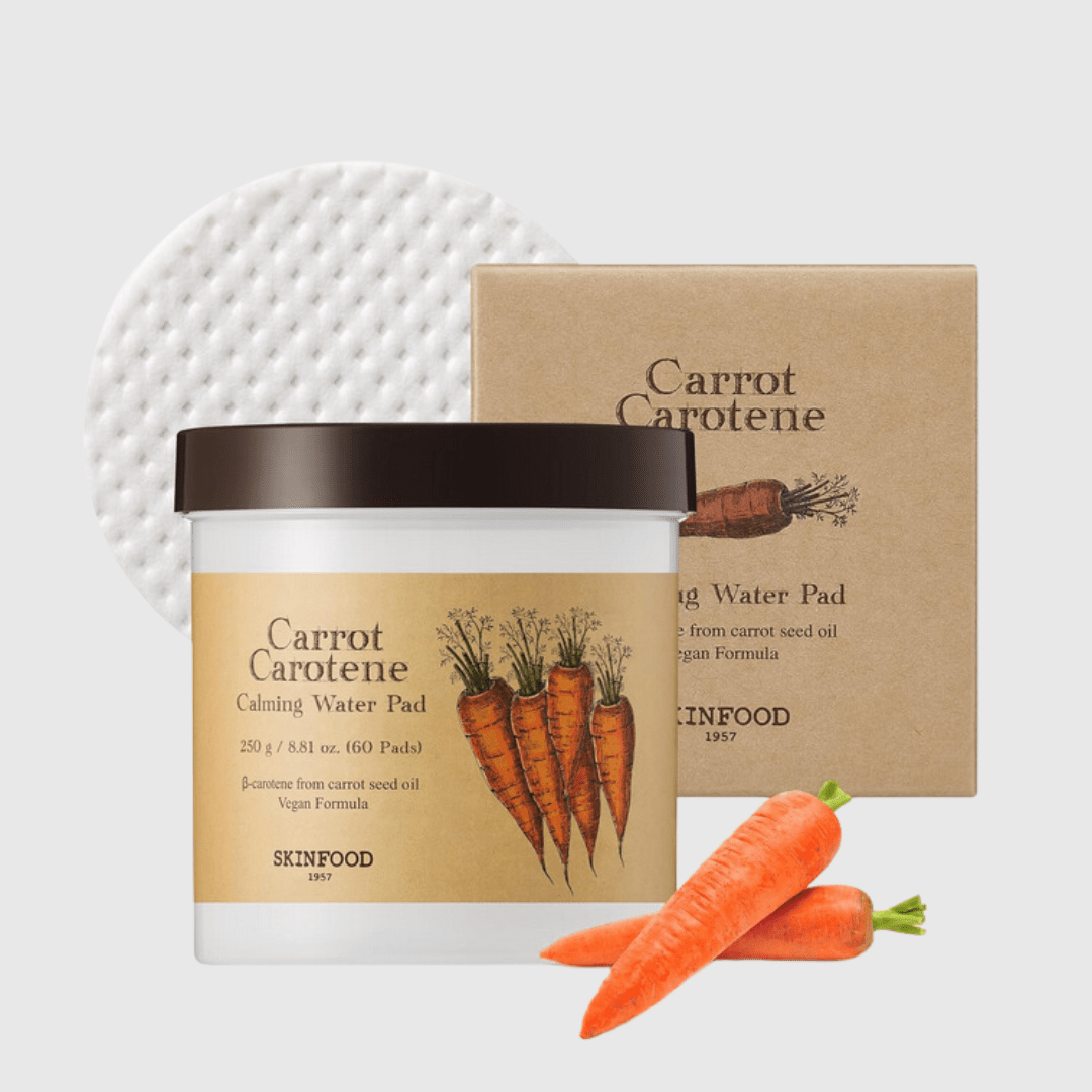 SkinfoodSKINFOOD Carrot Carotene Calming Water Pad 60padsMood ArabiaIherb