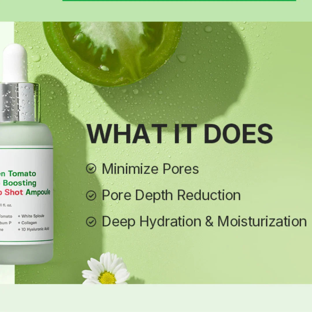 SUNGBOON EDITORSungboon Editor Green Tomato Pore Boosting Deep Shot Ampoule 30mlMood Arabia