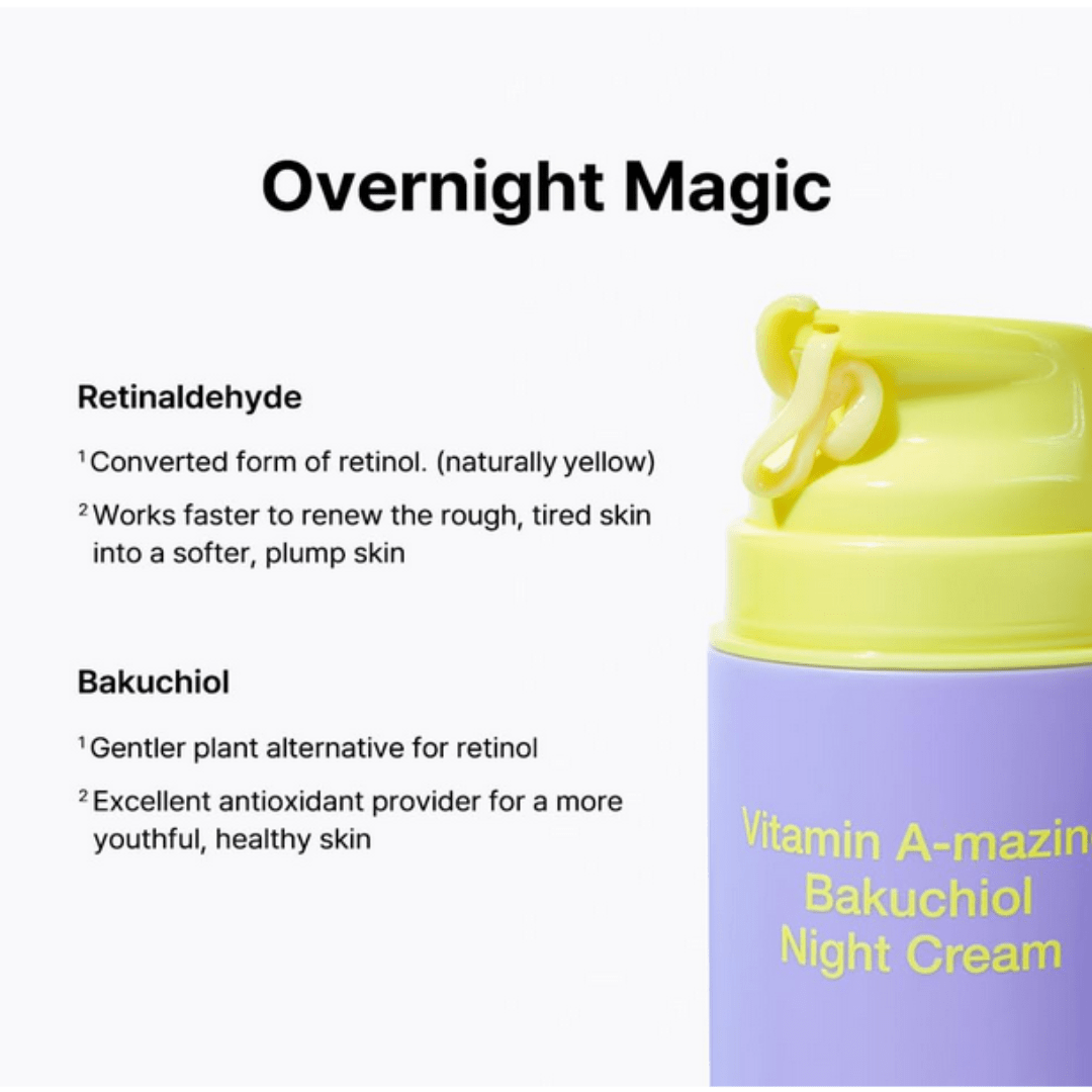 By WishtrendVitamin A-mazing Bakuchiol Retinal Night Cream 30gMood ArabiaIherb