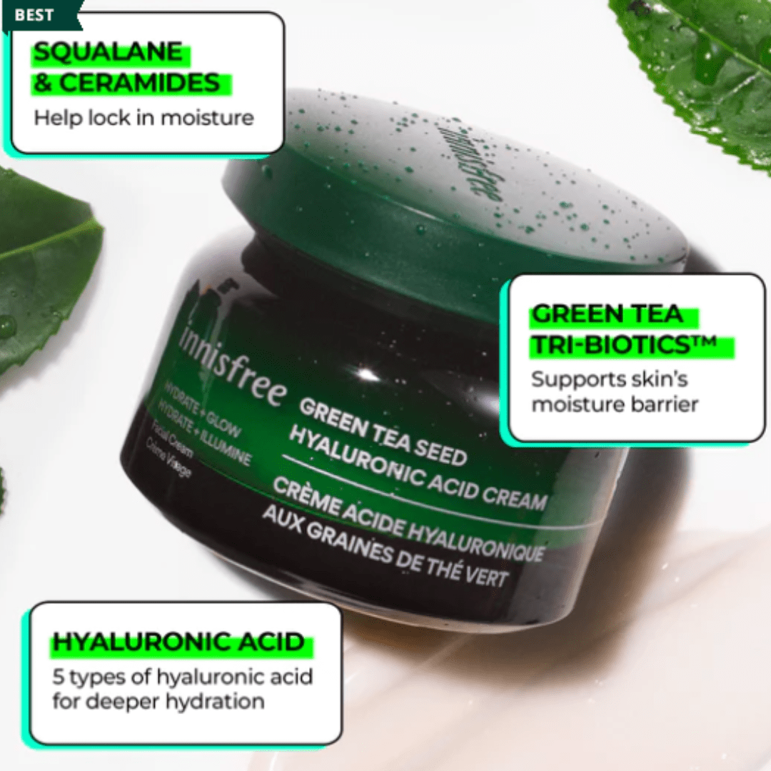 InnisfreeInnisfree Green tea seed cream 50mlMood ArabiaIherb