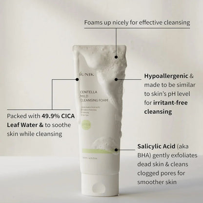 iUNIKiUNIK Centella Mild Cleansing Foam 120mlMood Arabia8809728080248