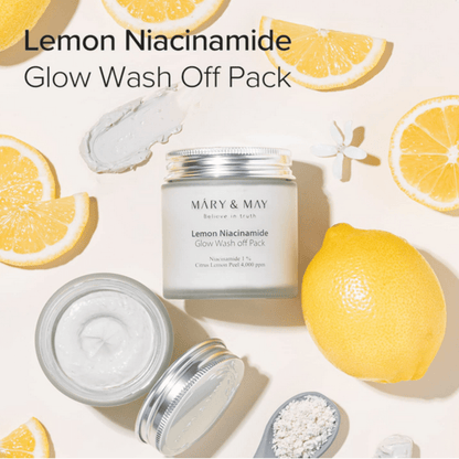 Mary&amp;MayLemon Niacinamide Glow Wash Off PackMood ArabiaIherb