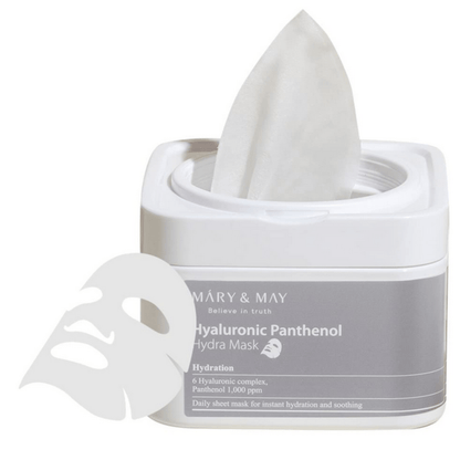 Mary&amp;MayMary &amp; May Hyaluronic Panthenol Hydra Mask 30PcsMood ArabiaIherb