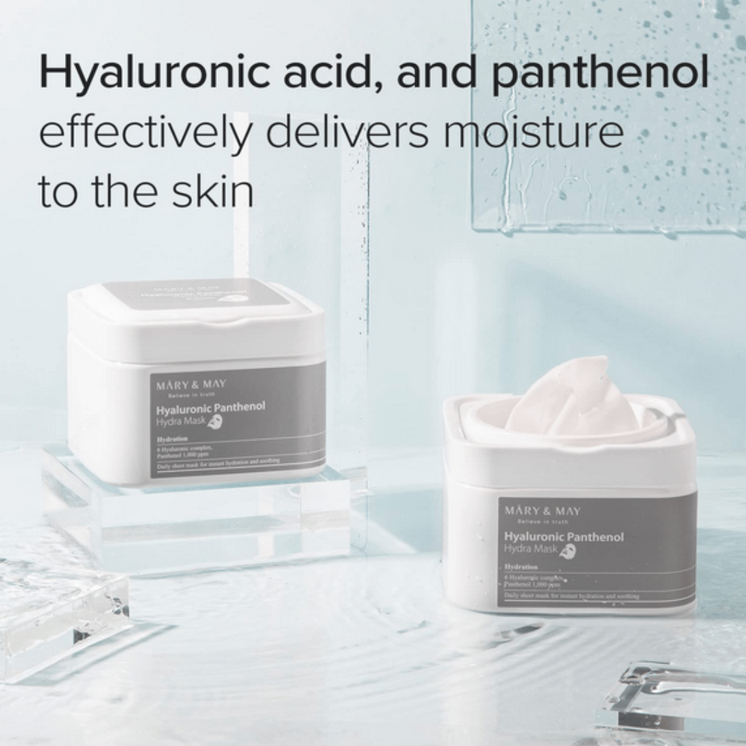 Mary&amp;MayMary &amp; May Hyaluronic Panthenol Hydra Mask 30PcsMood ArabiaIherb