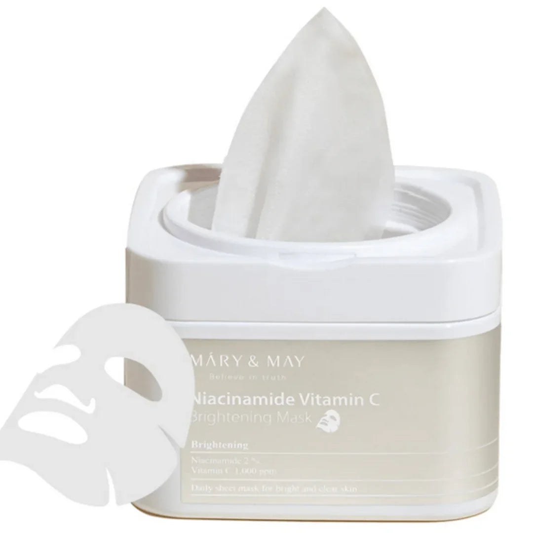 Mary&amp;MayMary &amp; May Niacinamide Vitamin C Brightening Mask 30PcsMood Arabia8809670681401