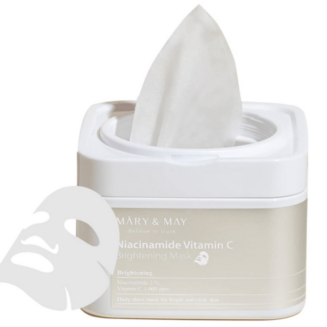 Mary&amp;MayMary &amp; May Niacinamide Vitamin C Brightening Mask 30PcsMood ArabiaIherb