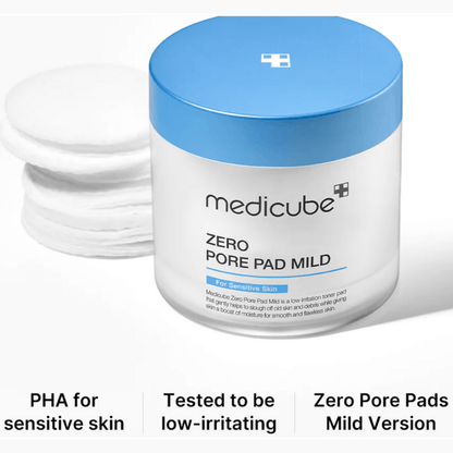 MedicubeMedicube Zero Pore Pads Mild 70 PadsMood ArabiaIherb