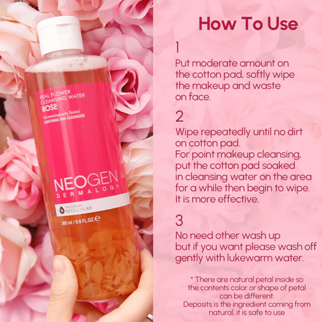 NEOGENReal Flower Cleansing Water RoseMood ArabiaIherb